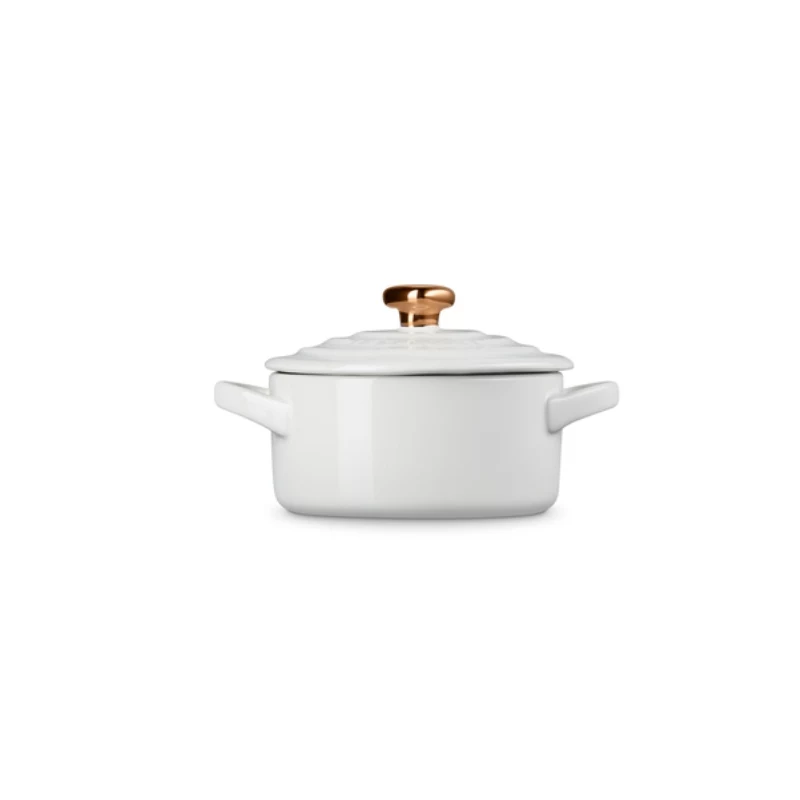 LE CREUSET mini cocotte molde de gres Ø10cm blanco