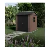 KETER caseta de jardín Newton Plus 7x7.5 marrón