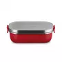 LE CREUSET fiambrera ON THE GO 900 ml rojo