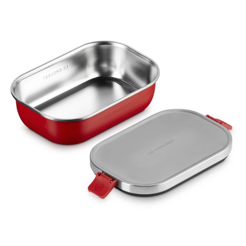 LE CREUSET fiambrera ON THE GO 900 ml rojo