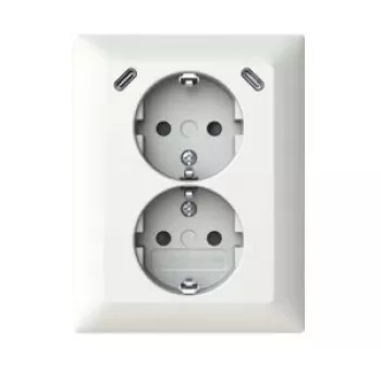 ABB 202EUJRB2USBC-914 toma doble USB Safety+ 2x USB C 2TKA00006018