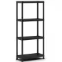 KETER Estantería 4 niveles Shelf 60 con 4 baldas 60x30x135cm negro