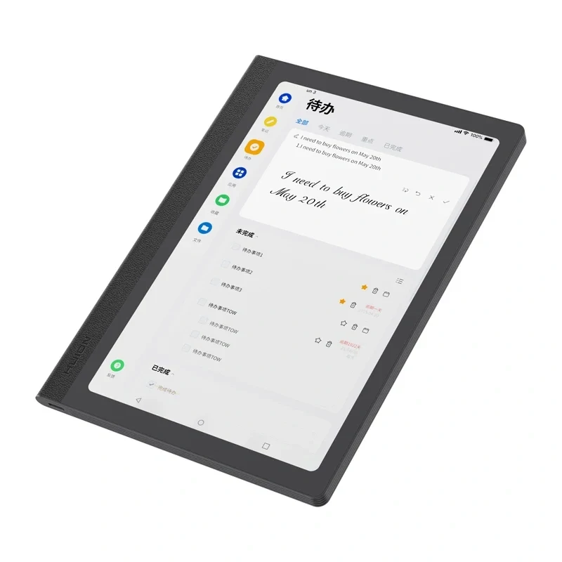 HUION Note E X50 Tablet E-Ink 10,3 pulgadas con stylus PenTech 3.0, 4GB RAM, 64GB almacenamiento, Android 11, luz frontal dual-tone, parte trasera de aluminio