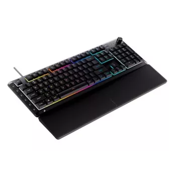 CORSAIR SKIFF 100 PLUS teclado gaming con cable con iluminación RGB de 10 zonas negro
