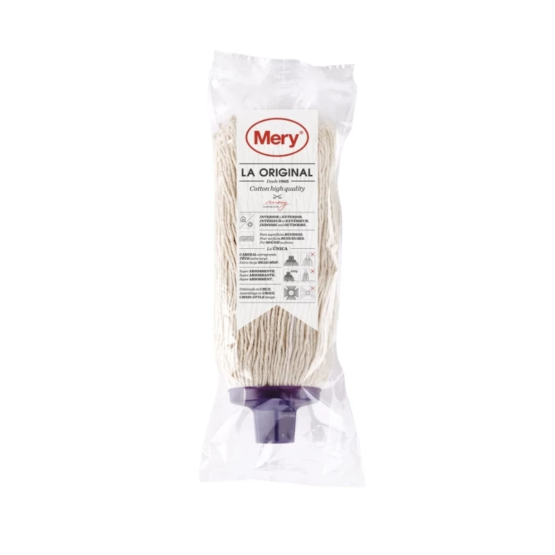 MERY cabezal de cepillo intercambiable algodón La Orginal 22cm 220gr