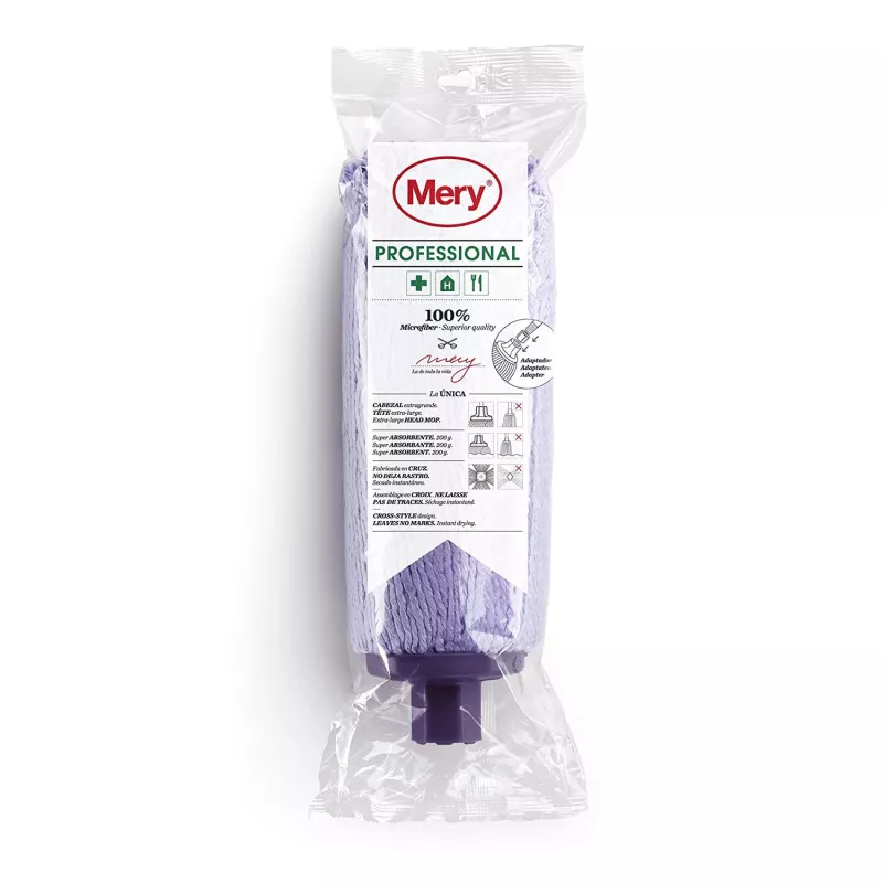 MERY cabezal de cepillo intercambiable microfibra Professional 26,5cm 200gr