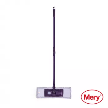 MERY mopa de microfibra 45 cm con mango de metal 140 cm