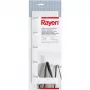 RAYEN Perchero de puerta para colgar / 5 ganchos / blanco
