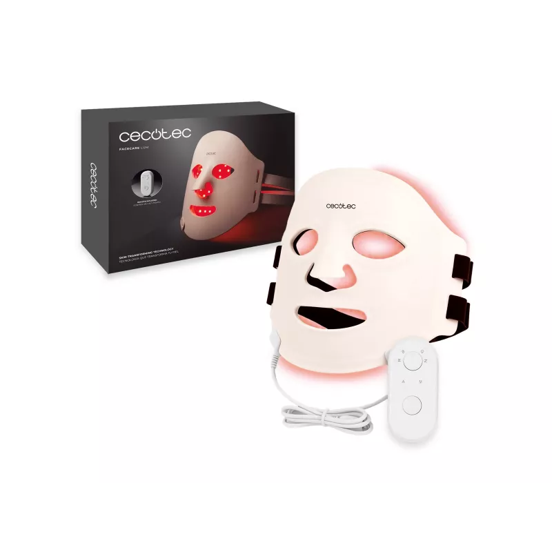 Cecotec Mascarilla LED | FaceCare LÜM | Beige