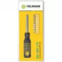 FIELDMANN FDS 1007-11R Set de 12 puntas de destornillador con mango ergonómico, puntas de acero cromo-vanadio, soporte magnético, ranura/Phillips/Pozi/Torx