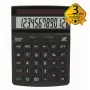 REBELL RE-ECO 450 BX calculadora de sobremesa, LCD de 12 dígitos, doble alimentación, plástico reciclado, negra