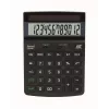 REBELL RE-ECO 450 BX calculadora de sobremesa, LCD de 12 dígitos, doble alimentación, plástico reciclado, negra