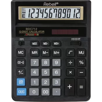 Calculadora de sobremesa Rebell BDC712GL