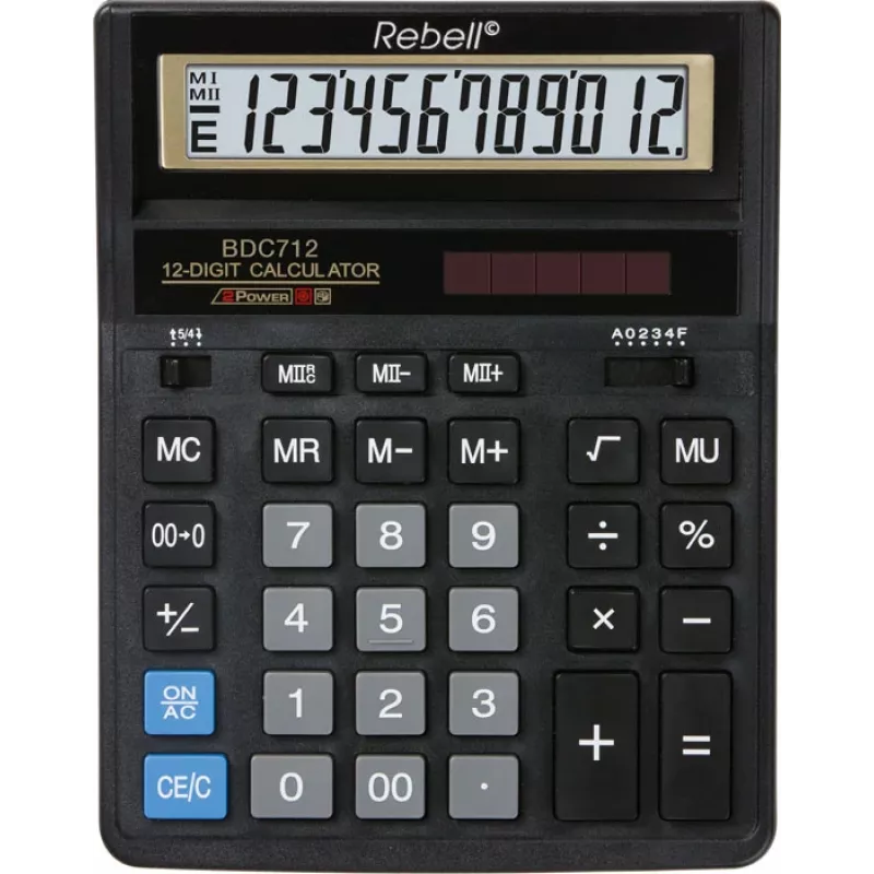 Calculadora de sobremesa Rebell BDC712GL