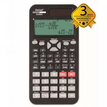 Rebell SC2060S calculadora científica, pantalla de matriz de puntos, 252 funciones