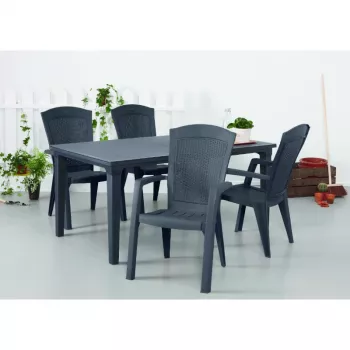 KETER silla de jardín Minnesota gris