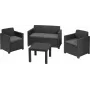 KETER conjunto de muebles de jardín Alabama conjunto gris