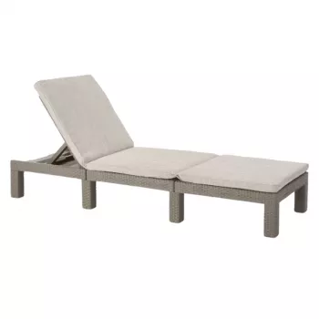 KETER tumbona Jaipur con cojín beige