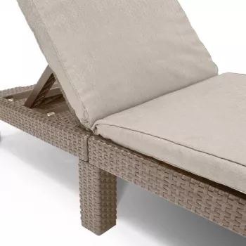 KETER tumbona Jaipur con cojín beige