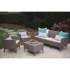 KETER conjunto de muebles de jardín Salemo conjunto de 3 plazas beige
