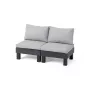 Sofá de jardín KETER Elements 2 plazas gris/gris claro