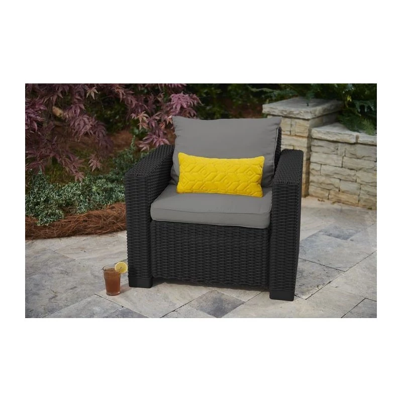 Sillas de jardín KETER 2 uds. California beige