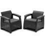 Sillas de jardín KETER Corfu Duo Set gris