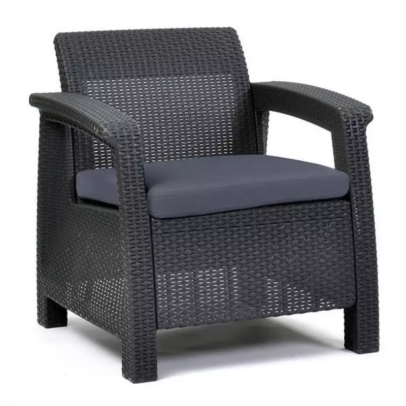 Sillas de jardín KETER Corfu Duo Set gris