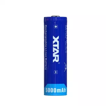 Batería Li-Ion XTAR 21700 5000mAh 3,6V (sin protección, Flat Top)