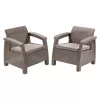 Sillas de jardín KETER Corfu Duo Set beige