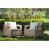 Sillas de jardín KETER Corfu Duo Set beige