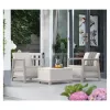 Conjunto de muebles de jardín KETER Scandi Linea conjunto de balcón gris guijarro/beige claro