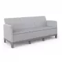 Sofá de jardín KETER Scandi Form sofá de 3 plazas gris claro/gris acero oscuro