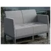 Sofá de jardín KETER Scandi Form sofá de 2 plazas gris claro/gris acero oscuro