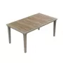 Mesa de jardín KETER Deco Futura tono fresno/beige