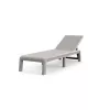 Tumbona KETER Atlas con funda beige claro