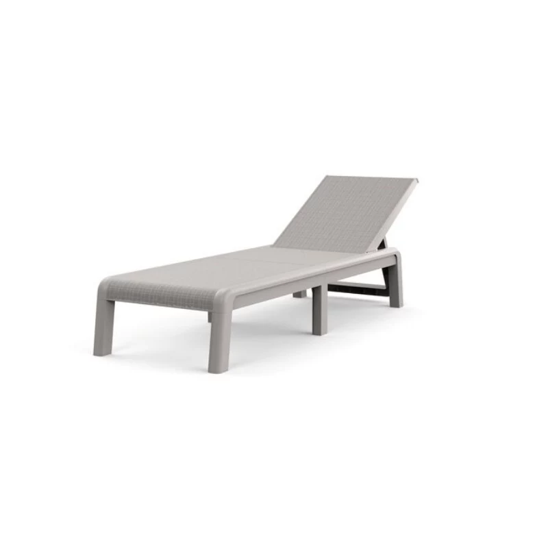 Tumbona KETER Atlas con funda beige claro