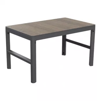 Mesa de jardín KETER Deco Lyon nogal/gris