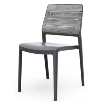 Silla de jardín KETER Deco Porto gris claro/gris