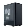 Zalman S6 caja de PC ATX Mid Tower, 3 x 140mm + 1 x 120mm ventiladores RGB fijos, cristal templado, negro
