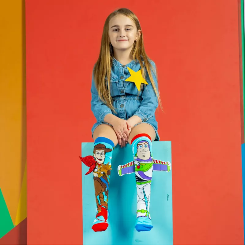 MADMIA calcetines infantiles altos Toy Story Toystory Buzz Chudy Woody / Md018
