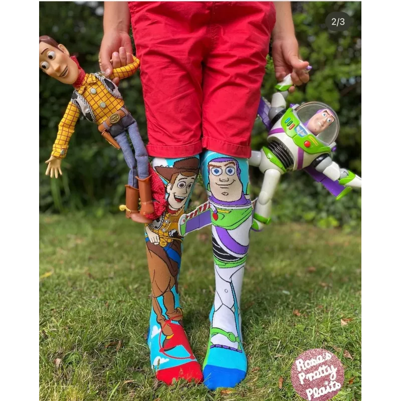 MADMIA calcetines infantiles altos Toy Story Toystory Buzz Chudy Woody / Md018