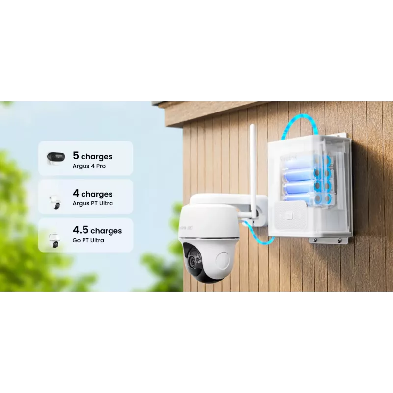 BRAUN Reolink | RLA-BP1 | batería de larga duración 12800mAh para exterior | IP67
