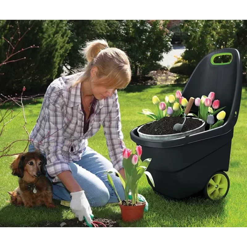 KETER Easy Go XL 62L gris oscuro