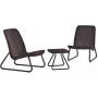 KETER conjunto de muebles de jardín Rio Patio Set marrón