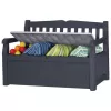 KETER banco de almacenamiento Eden Garden Bench 265L gris