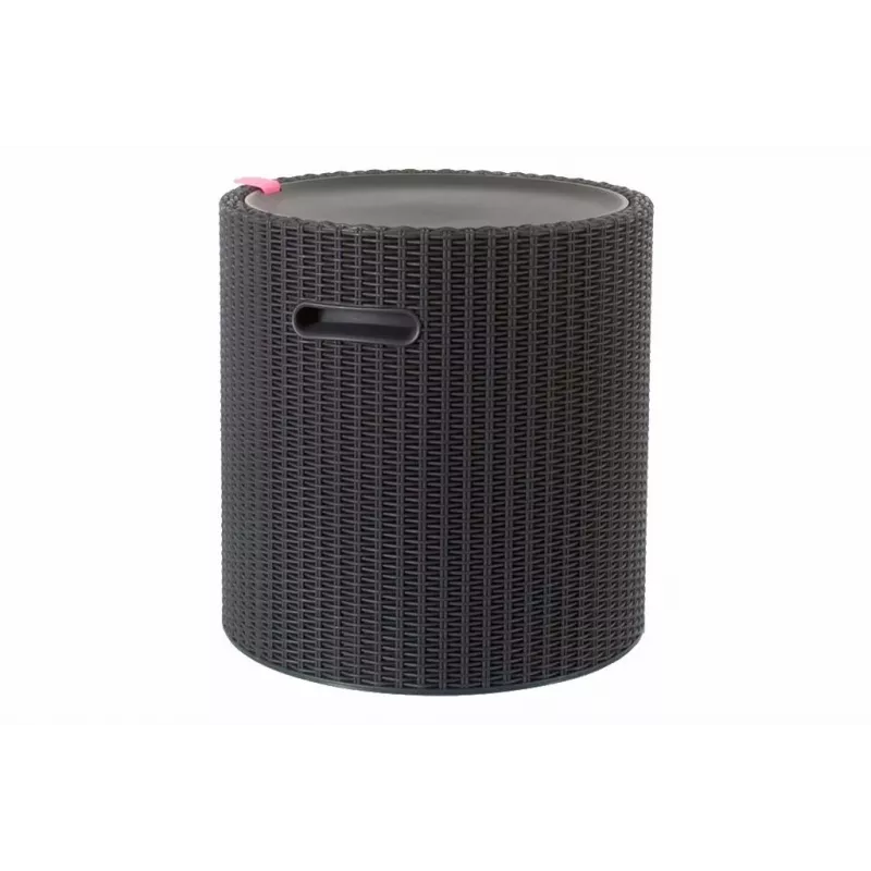 KETER mesa de jardín/caja de almacenamiento Cool Stool marrón