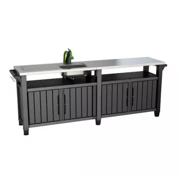 KETER mesa de barbacoa Unity Chef 415 L gris