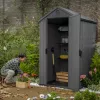 KETER caseta de jardín Darwin 4x4 gris