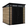 Casa de jardín KETER Deco Pent 7x7 tono fresno